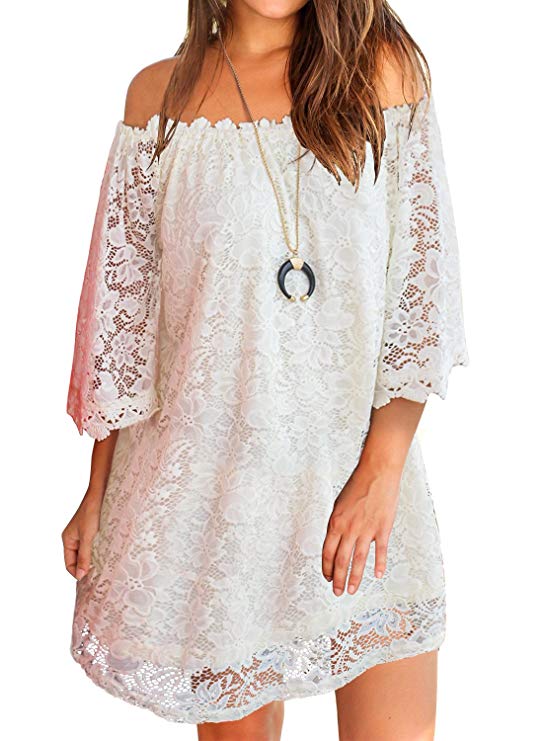 Women's Off Shoulder Mini Dress