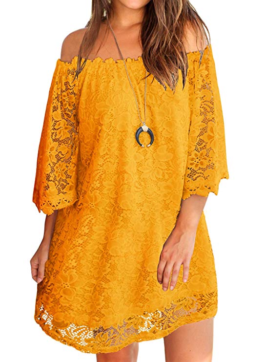 Women's Off Shoulder Mini Dress