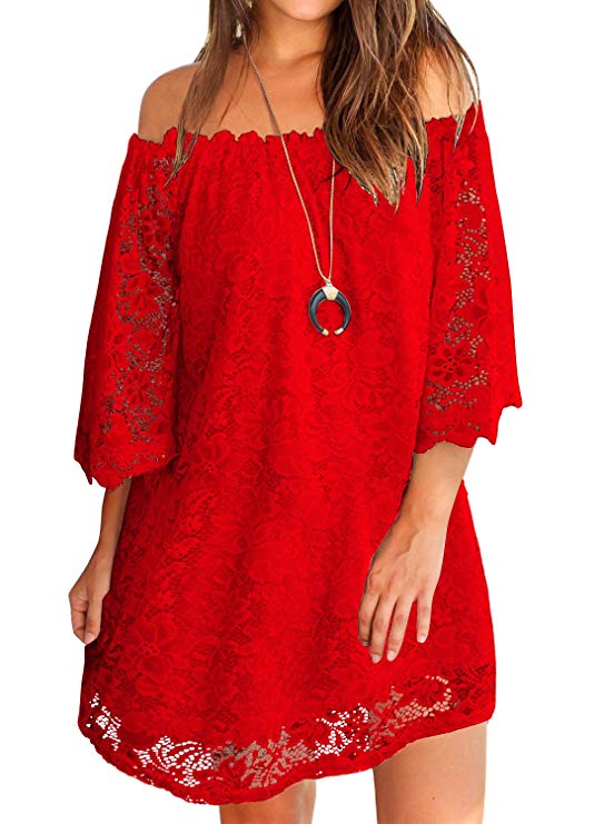 Women's Off Shoulder Mini Dress