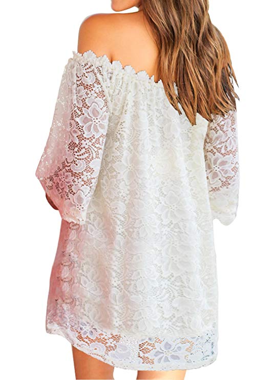 Women's Off Shoulder Mini Dress