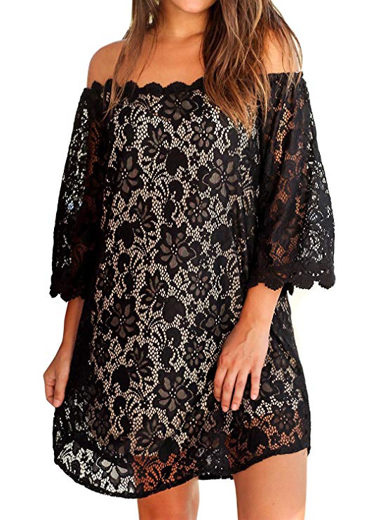 Women's Off Shoulder Mini Dress